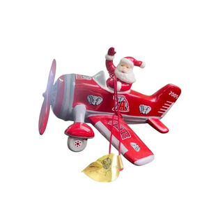 Danbury Mint Alabama Crimson Tide Santa Plan Ornament 2005 RARE University